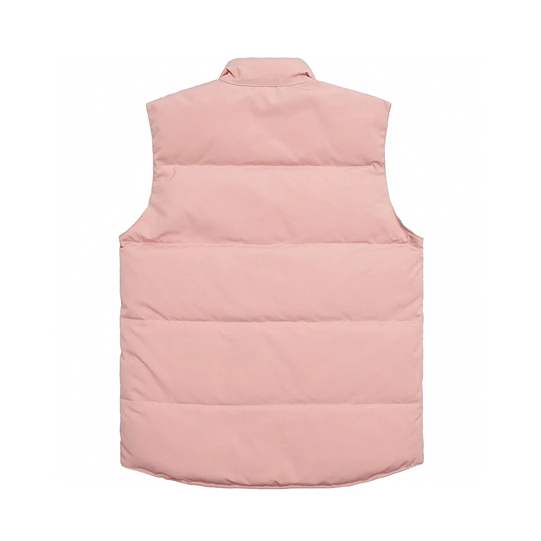 P360 Pink] Canada Goose Canada Goose #Freestyle Crew 4154M Men’s and Women’s Vest Down# ➖ Genuine synchronous anti-counterfeiting chip sensor! ➖ Imported Behringer embroidery machine to customize 10,000-needle embroidery logo! ➖ Imported 21-count polyester-cotton blended original fabric, using Feather-Light 10D waterproof coating fabric, made of 84.5% polyester fiber and 15.5% cotton, 100% the best feel in the entire network! ➖ The genuine official website uses the national standard 80 white duck down, and will never be misled by false claims such as 90 down or goose down! ➖ 100% nylon nylon lining with double double-layer sealing design to prevent velvet from running away. Top-grade polar fleece is used in the collar and pockets to keep warm and comfortable! ➖ Yoshida YKK provides original custom-made electroplated sliders. YKK two-way lockable zippers are tight and smooth and will not peel off paint! ➖ 3M composite original Velcro is durable, and all accessories and hardware are disassembled and customized! ⛔No slander, no exaggeration, no need for too much copywriting, because it is focused, it is professional!  SIZE: XS S M L [Attached: Size chart]